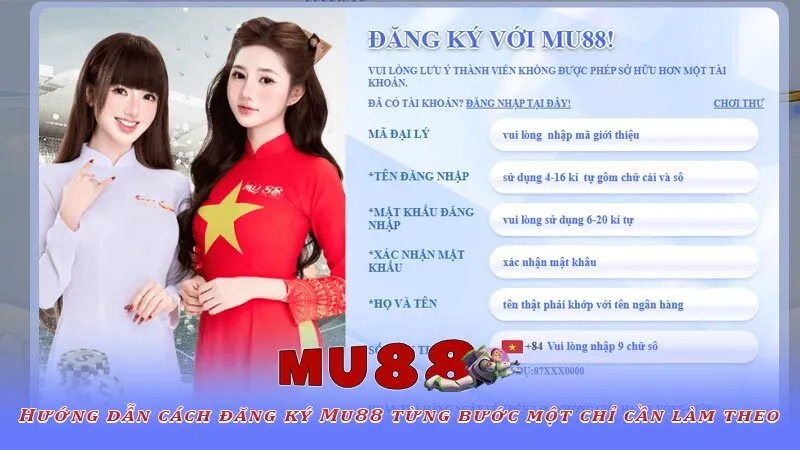 Hướng dẫn cách đăng ký Mu88 từng bước một chỉ cần làm theo 1 Hướng dẫn cách đăng ký Mu88 từng bước một chỉ cần làm theo