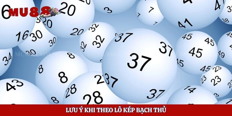 Bạch Thủ Lô Kép - Cách Nhận Biết, Phương Pháp Chọn Số Chuẩn 5 Lưu ý khi theo lô kép bạch thủ