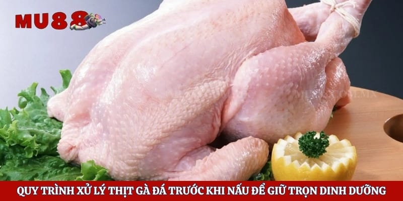 Gà Đá Có Ăn Được Không - Hướng Dẫn Chế Biến Siêu Ngon 3 Quy trình xử lý thịt gà đá trước khi nấu để giữ trọn dinh dưỡng