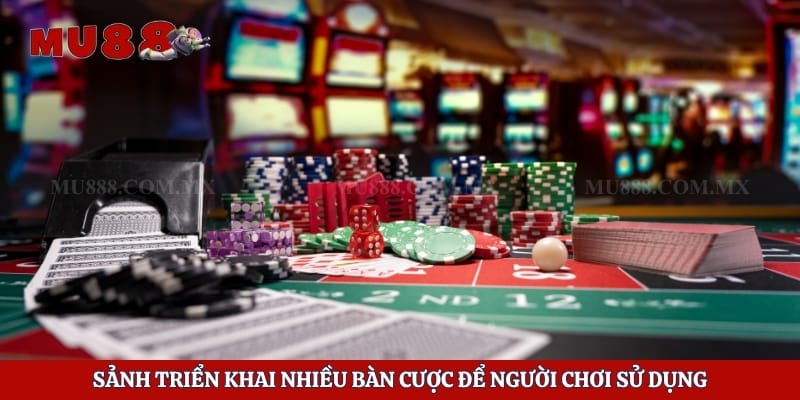 Game Bài Mu88 – Sảnh Cược Hàng Đầu Cho Thành Viên Tham Gia 3 Sảnh triển khai nhiều bàn cược để người chơi sử dụng