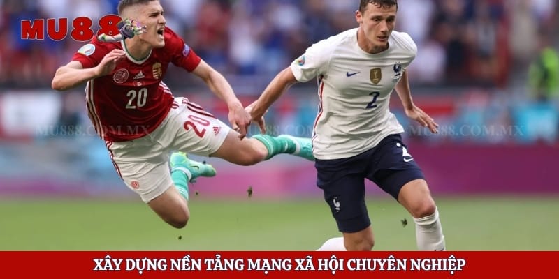 Cách Làm Dẫn Độ Bóng Đá Chuyên Nghiệp Tại Nhà Cái Mu88 4 Xây dựng nền tảng mạng xã hội chuyên nghiệp